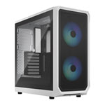 Fractal Design Focus 2 RGB White Mid Tower Tempered Glass PC Case