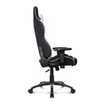 AKRacing Summit Gaming Desk with Core Series SX BLACK/WHITE Gaming Chair + XL Mousepad