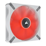 Corsair ML140 LED ELITE 140mm Red LED Magnetic Levitation Low Noise Fan White