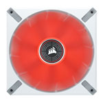 Corsair ML140 LED ELITE 140mm Red LED Magnetic Levitation Low Noise Fan White