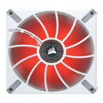 Corsair ML140 LED ELITE 140mm Red LED Magnetic Levitation Low Noise Fan White