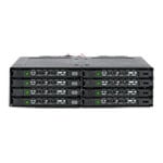 ICY DOCK ToughArmor 8 Bay 2.5" SATA SSD/HDD Mini-SAS Backplane Cage for External 5.25" Bay