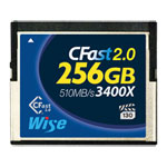Wise 256GB CFast 2.0 Card