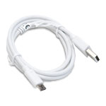 Ventev Essential USB A to Micro USB Charge & Sync Durable Cable 2.1A 1M White