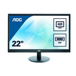 AOC 21.5" E2270SWDN Full HD Open Box Home/Office Monitor