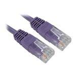 Scan CAT6 2M Snagless Moulded Gigabit Ethernet Cable RJ45 Violet