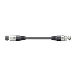 QTX - DMX Llighting lead, 3-pin XLR plug to 3-pin XLR socket - 6.0m