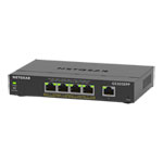 NETGEAR 5-Port Gigabit Ethernet Plus Desktop Switch with 4-Port PoE+