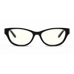 GUNNAR Optiks Jewel Anti Blue/UV Computer Glasses, Onyx, Clear Tint