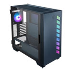 MSI MAG VAMPIRIC 300R Pacific Blue Mid Tower Tempered Glass PC Gaming Case