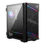 MSI MPG VELOX 100P AIRFLOW Black Mid Tower Tempered Glass PC Gaming Case