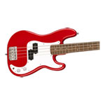 Squier - Mini Precision Bass Electric Bass - Dakota Red with Laurel Fingerboard