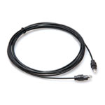 Hosa - Fiber Optic Cable, Toslink to Toslink - 6ft
