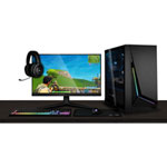 Scan Gaming PC Complete Bundle with RTX 3050, 24" Monitor, Corsair Keyboard, Mouse & Headset
