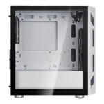 SilverStone FARA H1M-PRO White Tempered Glass Micro-ATX PC Case