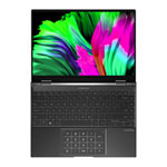ASUS ZenBook Flip 14" WQXGA+ OLED Ryzen 7 Touchscreen Laptop w/ Stylus + Sleeve - Jade Black