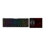 Asus ROG Falchion Wireless 65% Keyboard with Strix Impact II Mouse + Scabbard II Pad