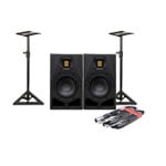 ADAM Audio - A4V Pair, Stands & Leads