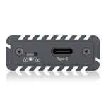ICY BOX M.2 NVMe SSD External Enclosure Grey USB-C