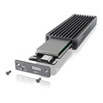 ICY BOX M.2 NVMe SSD External Enclosure Grey USB-C