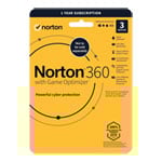 Norton 360 AV + VPN + Game Optimiser 3x Devices 1 Year Licence PC/MAC/iOS/Android OEM