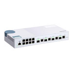 QNAP12 Port 10GbE Layer 2 Web Managed Desktop Switch