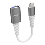 JOBY USB-C to USB-A 3.0 Adapter, Space Grey