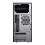 CiT Course, Black, micro ATX Chassis w/ Brushed Aluminium Front Panel, 80mm Rear Fan, MicroATX/Mini