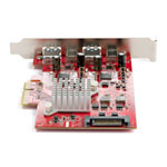 StarTech.com PEXUSB312A2C2V 4 Port PCIe 4.0 USB 3.2 Gen2 Card