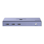 QGeeM Thunderbolt4 Mini 6 In One Docking Station with 60W+ Fast Charging for PC/MAC
