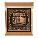 Ernie Ball Everlast Coated Phosphor Bronze Medium Gauge 12-54 Acoustic Guitar Strings
