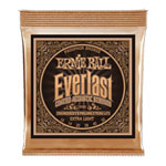Ernie Ball Everlast Coated Phosphor Bronze Extra Light Gauge 10-50 Acoustic Guitar Strings