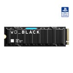 WD Black SN850 Heatsink Official PS5 Version 1TB M.2 PCIe 4.0 NVMe SSD/Solid State Drive PS5/PC