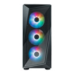 CoolerMaster CMP 520 Mid Tower TG PC Case - Black