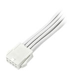 SilverStone PP07E 6+2 Pin (PCIe) White PSU Extension Cable