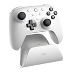 8BitDo Ultimate 2 Wireless White Bluetooth Controller with Charging Dock for Nintendo Switch