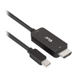 Club3D 1.8M MiniDisplayPort 1.4 to HDMI 4K120Hz or 8K60Hz HDR10+ Cable