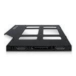 ICY DOCK ToughArmor MB852M2PO-B 2 Bay M.2 NVMe SSD PCIe 4.0 Mobile Rack Enclosure
