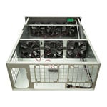 IPC Server 4W2 4U Server AI/Mining Case upto 8 GPU w/o PSU