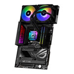 CPU Intel i9 13900K + ROG MAXIMUS Z790 ASUS ROG Maximus Z790 motherboard has been pictured, equipped with