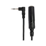 Hosa - 1/4 in TRS to Right-Angle 3.5mm TRS Headphone Adapter