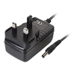 12V, 2A, 24W, Plug In Power Supply (Level VI), 2.1mm Plug -
