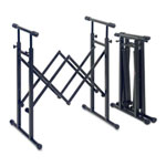 (Open Box) Stagg Adjustable Mixer / Keyboard Stand