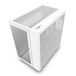 NZXT H9 Flow White Mid Tower Dual Chamber Tempered Glass PC Gaming Case