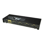 4 Port DisplayPort KVM Switch 4K@60Hz w/Cables & Remote Control