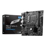 MSI Intel PRO B760M-G DDR4 Micro-ATX Motherboard
