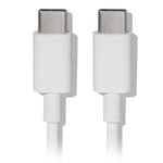 Google (2m/6Ft) USB-C to USB-C Fast Charge & Sync Cable - White (G016D / GA00195) Retail Box