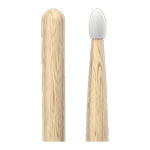 ProMark Classic Attack 7A Shira Kashi Oak Drumstick, Oval Nylon Tip