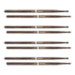 ProMark Rebound 5B FireGrain Hickory Drumstick, Acorn Wood Tip, 4-Pack