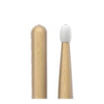 ProMark Classic Forward 5B Hickory Drumstick, Oval Nylon Tip